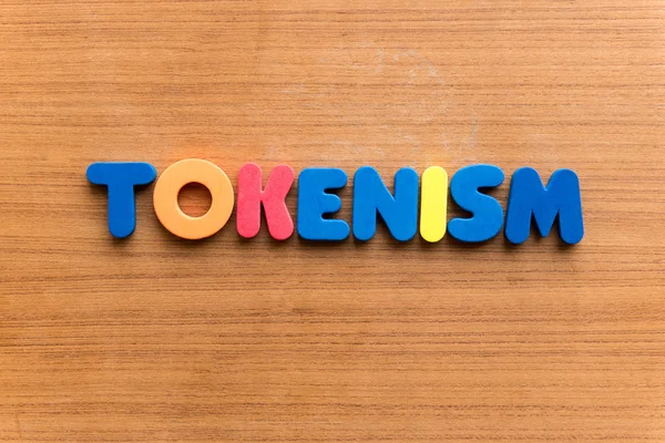 Tokenism útil palabra de negocios —  Fotos de Stock